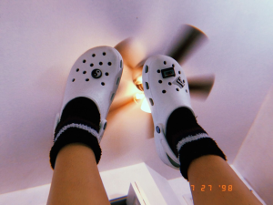 Fashion Crocs With Socks